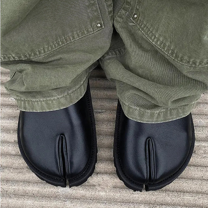 Tabi Buckle Mules