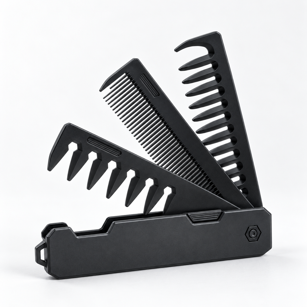 Balvetti 3-in-1 Foldable Grooming Comb