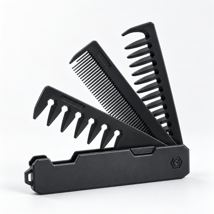 Balvetti 3-in-1 Foldable Grooming Comb