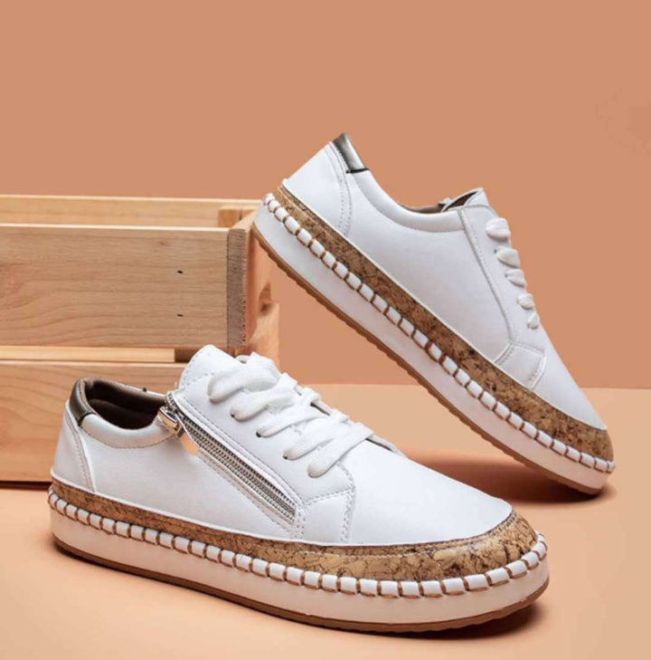 Astrid Vulcanized Leather Sneaker