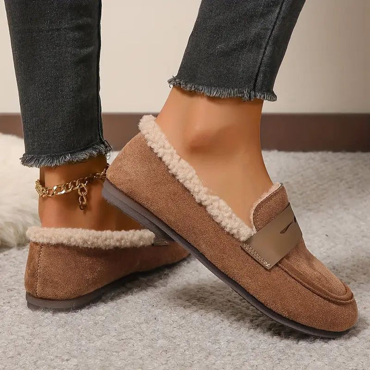 Claudia Fur Loafers