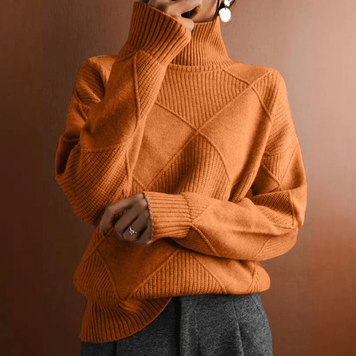 L'Aurablend Chunky Lotus™ Turtleneck