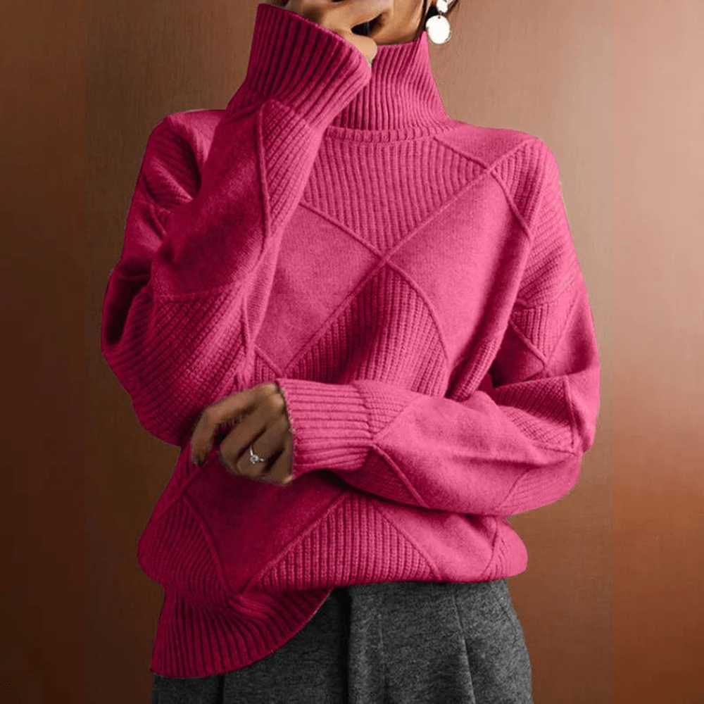 L'Aurablend Chunky Lotus™ Turtleneck