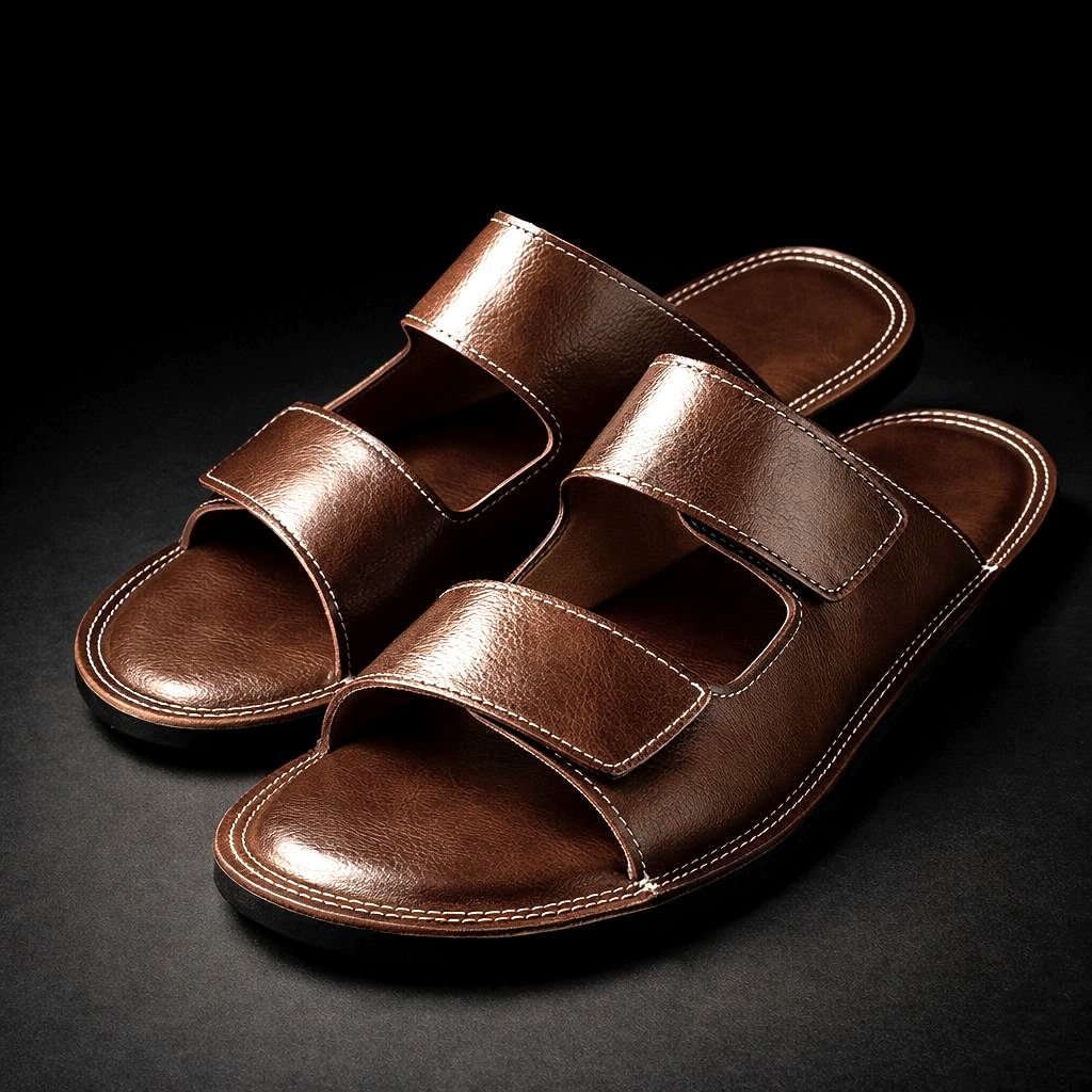 Montavio Leather Slides