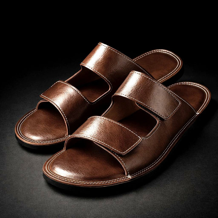 Montavio Leather Slides