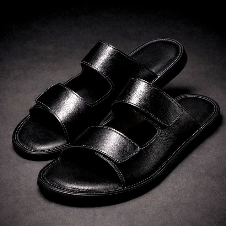 Montavio Leather Slides