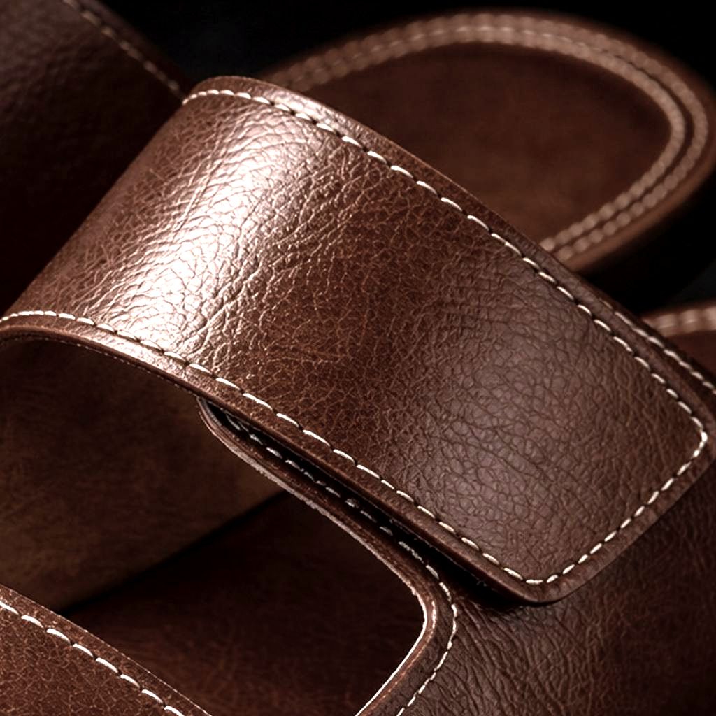 Montavio Leather Slides