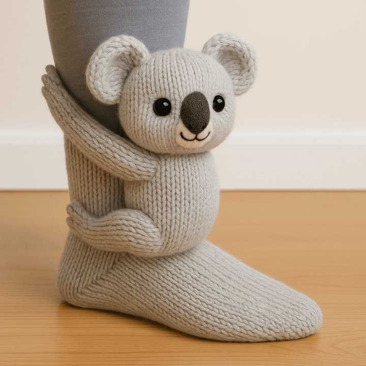 Animal Cozy Knit Socks