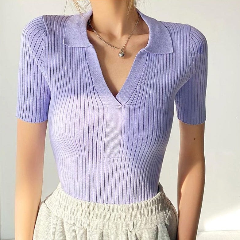 Calienne Classic Rib-Knit Bodysuit – Balvetti