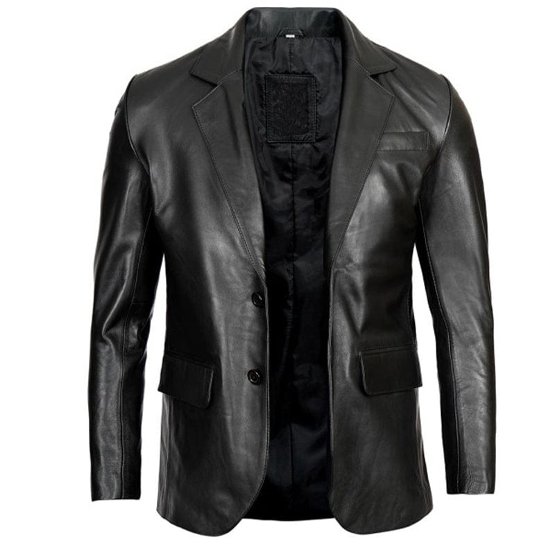 Mazzer Leather Blazer